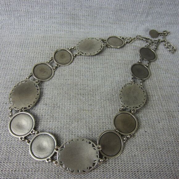 Vintage Concho Belt Womens Large Medallion Wood Chain Western Fashion main image 16